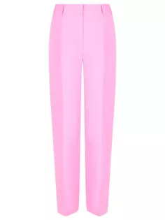 Брюки из вискозы и льна Vassa&Co