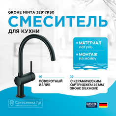 Смеситель для кухни Grohe