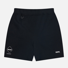 Мужские шорты F.C. Real Bristol Emblem Cotton Loop Back, цвет чёрный