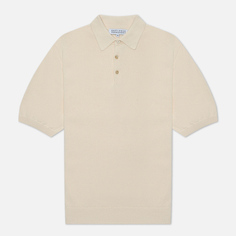 Мужское поло EASTLOGUE Permanent Half Sleeves, цвет бежевый