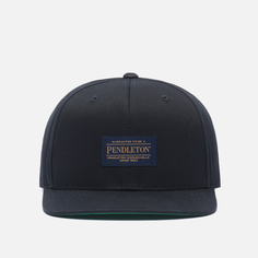 Кепка Pendleton Logo Flat Brim, цвет чёрный