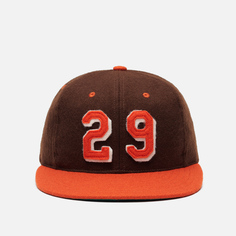 Кепка Ebbets Field Flannels Satchel Paige 1952 Signature Series, цвет коричневый