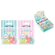 Ластики набор ластиков MESHU Candy Bear 20х15х9мм 5шт ПВХ