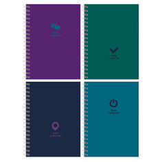 Блокноты и записные книжки записная книжка BG Monocolor Dark А6 80л на гребне