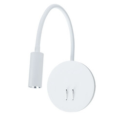 Бра LED бра ARTE LAMP Electra 1х9Вт LED металл крашенный белый