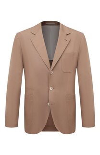 Хлопковый пиджак Brunello Cucinelli