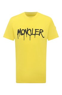 Хлопковая футболка Moncler