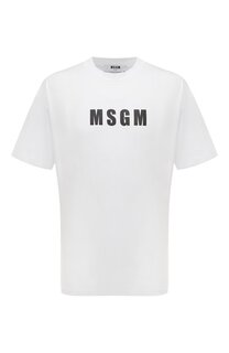 Хлопковая футболка MSGM