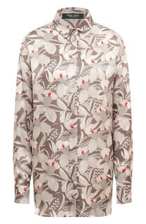 Рубашка из хлопка и шелка Freeage