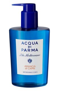 Жидкое мыло для рук и тела Blu Mediterraneo Arancia di Capri (300ml) Acqua di Parma