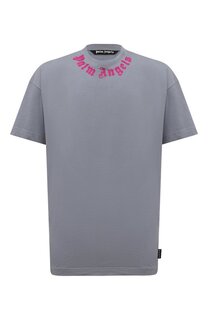 Хлопковая футболка Palm Angels