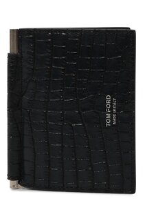Кожаный зажим для купюр Tom Ford