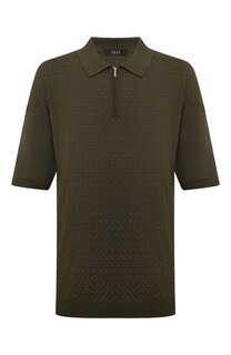 Поло из шелка и хлопка Zilli