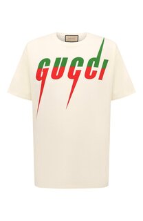 Хлопковая футболка Gucci