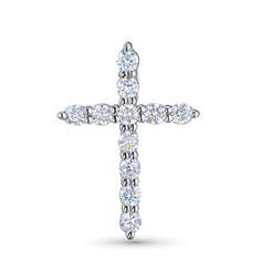 Подвеска из серебра э0612пд08220951_white ЭПЛ Даймонд