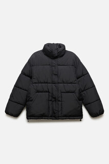 куртка женская Куртка oversize стеганая с надписью на груди Befree