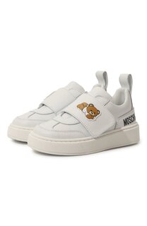 Кожаные кеды Moschino