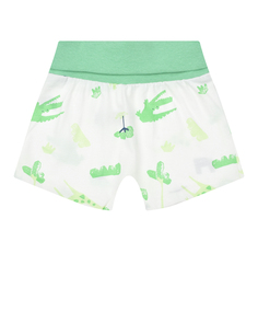 Шорты с принтом &quot;крокодилы&quot; Sanetta Kidswear