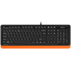 Клавиатура A4Tech FK10 ORANGE черно-оранжевая, USB