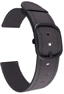 Ремешок на руку Lyambda MINKAR DSP-03-20 кожаный для часов 20 mm black