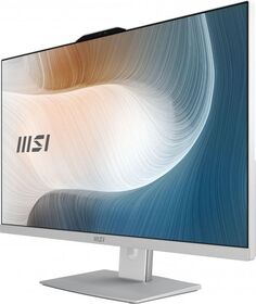 Моноблок 27 MSI Modern AM272P 1M-678XRU 9S6-AF8232-678 7 150U/16GB/512GB SSD/1920x1080/GBitEth/WiFi/BT/Cam/kbd/mouse/noOS/white