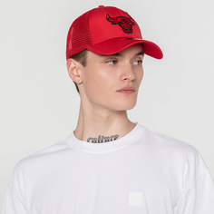 Кепка Home Field Chicago Bulls Red 9FORTY Trucker Cap New Era