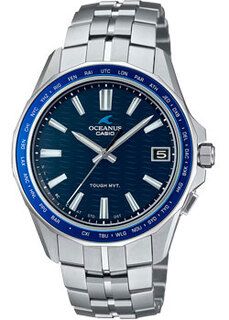 Японские наручные мужские часы Casio OCW-S400-2AJF. Коллекция Oceanus