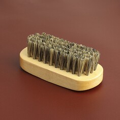 Щетка для полировки кожи, натуральный ворс, 9 × 3,8 см Арт Узор