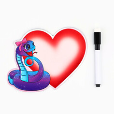 Магнитная доска с полем для записи и фломастером Зимнее волшебство