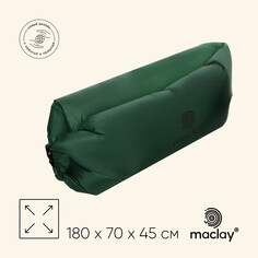 Надувной диван maclay, 190т, 180 х 70 х 45 см, цвет оливковый