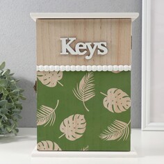 Ключница дерево 5 крючков NO Brand