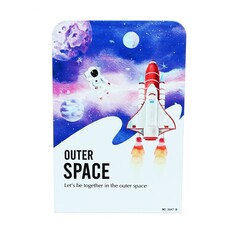 Подставки для книг 2 штуки космос ракета NO Brand