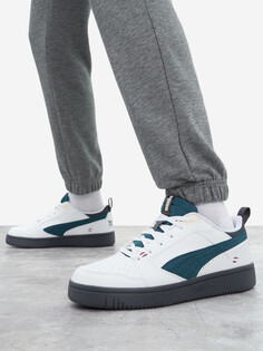 Кеды для мальчиков PUMA Rebound V6 Lo Mid 90S Jr, Белый