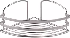 Полка для ванной Tekno-tel BK081SSM 20x20 см, угловая, нержавеющая сталь