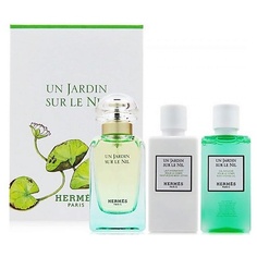 Набор парфюмерии HERMÈS HERMES Набор Un Jardin Sur Le Nil: Туалетная вода + Молочко для тела + Гель для душа 1.0
