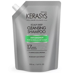 Шампунь для волос KERASYS Clinic Шампунь для кожи головы Освежающий 500.0