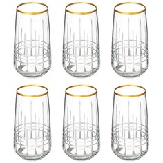 Стакан 480 мл, стекло, 6 шт, Decores, 197-1018