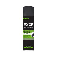 Гель для бритья для всех типов кожи, Exxe, Черный, 220 мл