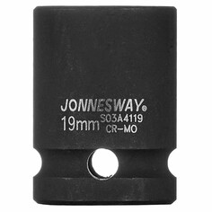Головка торцевая Jonnesway 1/2" 19мм ударная (S03A4119)