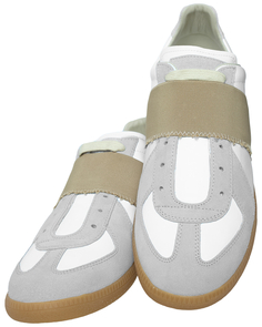Кожаные кеды Replica на резинке Maison Margiela