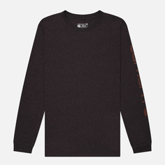 Женский лонгслив Carhartt Loose Fit Heavyweight Logo Sleeve Graphic, цвет фиолетовый