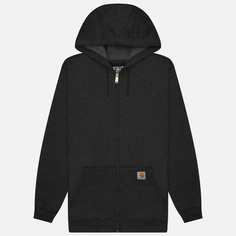 Мужская толстовка Carhartt Loose Fit Midweight Full-Zip Hoodie, цвет серый