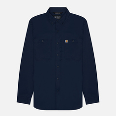 Мужская рубашка Carhartt Rugged Professional Series Relaxed Fit Canvas, цвет синий