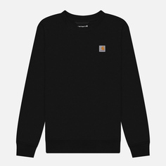 Женская толстовка Carhartt Relaxed Fit Midweight French Terry, цвет чёрный
