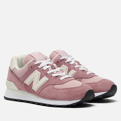 Кроссовки New Balance U574BWE, цвет розовый