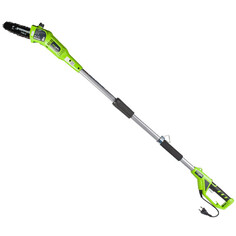 Садовые ножницы и кусторезы высоторез электрический GREENWORKS GPS7220