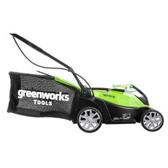 Газонокосилки газонокосилка аккумуляторная GREENWORKS G40LM35K2 c АКБ и ЗУ