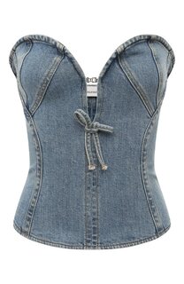 Джинсовый топ-корсет Blumarine