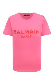 Хлопковая футболка Balmain