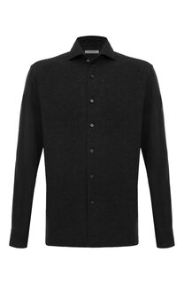 Рубашка из хлопка и кашемира Corneliani
